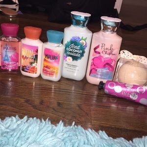 Bath and Body works products
